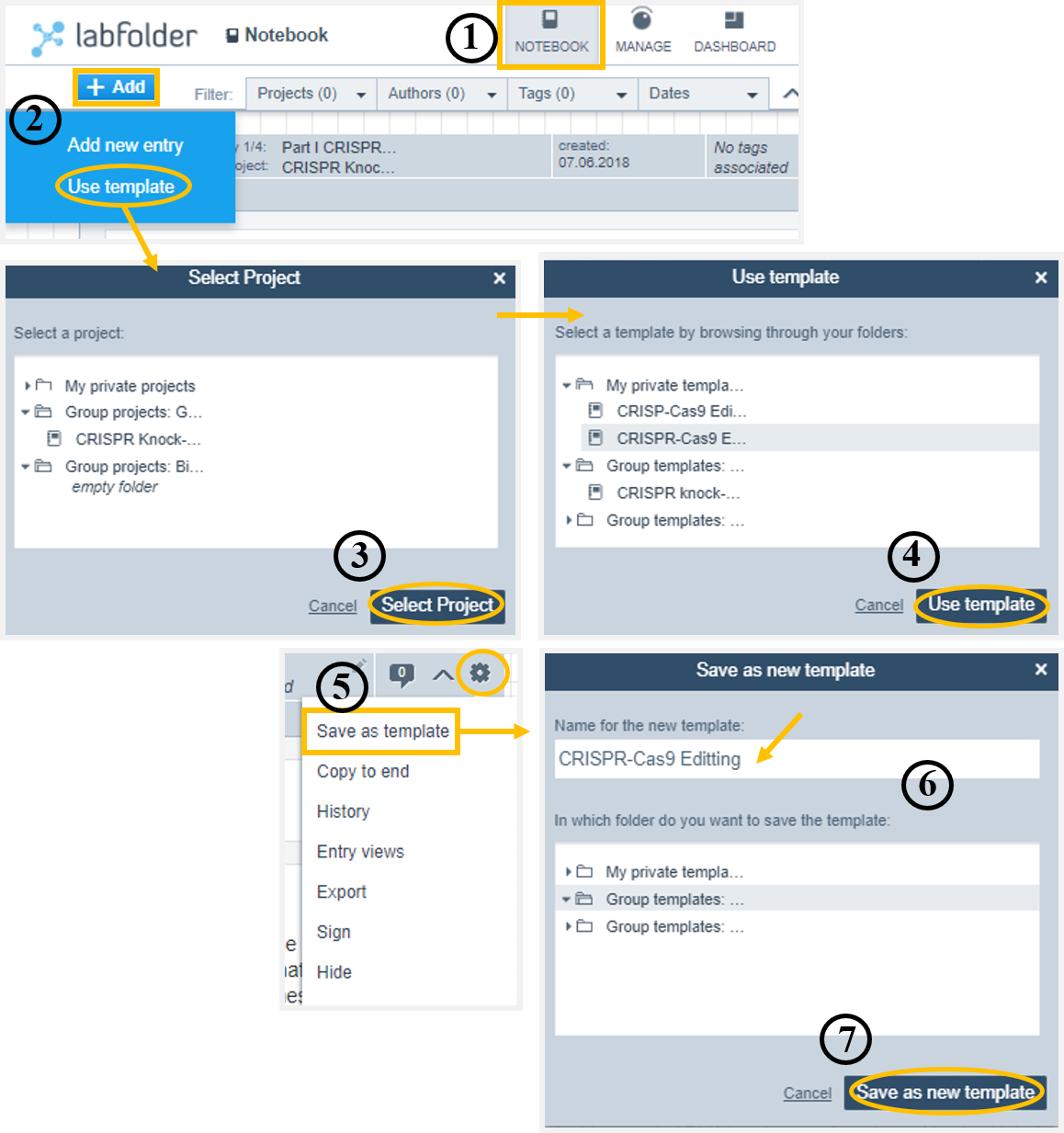 Helpdesk-Move template private/group